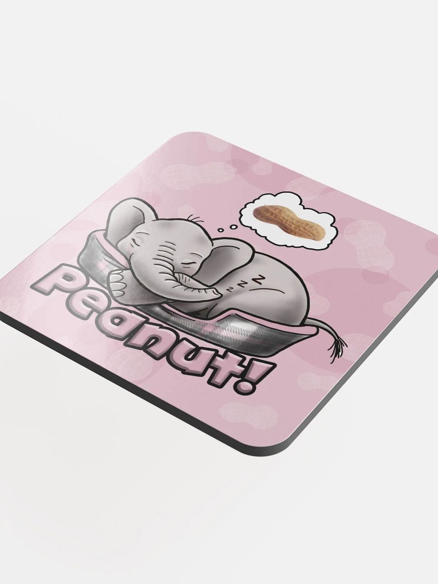 Sleepy Peanut - SFA Cork Coaster product image (4)