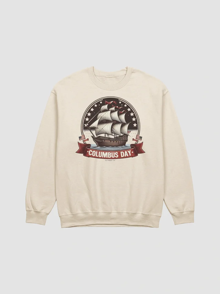 Columbus Day Sailing Ship Sweatshirt product image (2)