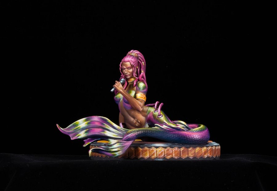 Aria - Cyberpunk Mermaid Miniature product image (3)