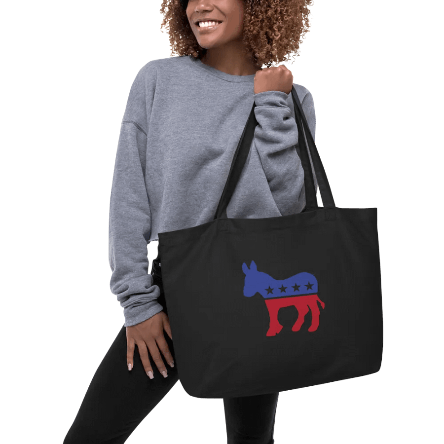 HAND BAG WITH DEMOCRATS SIGN product image (5)