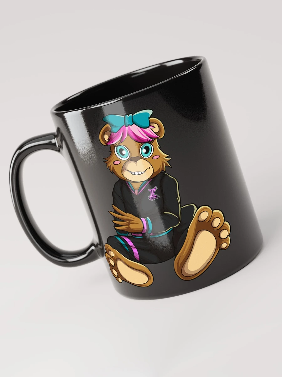 Sitting Girl Bear Black Coffee Cup product image (4)
