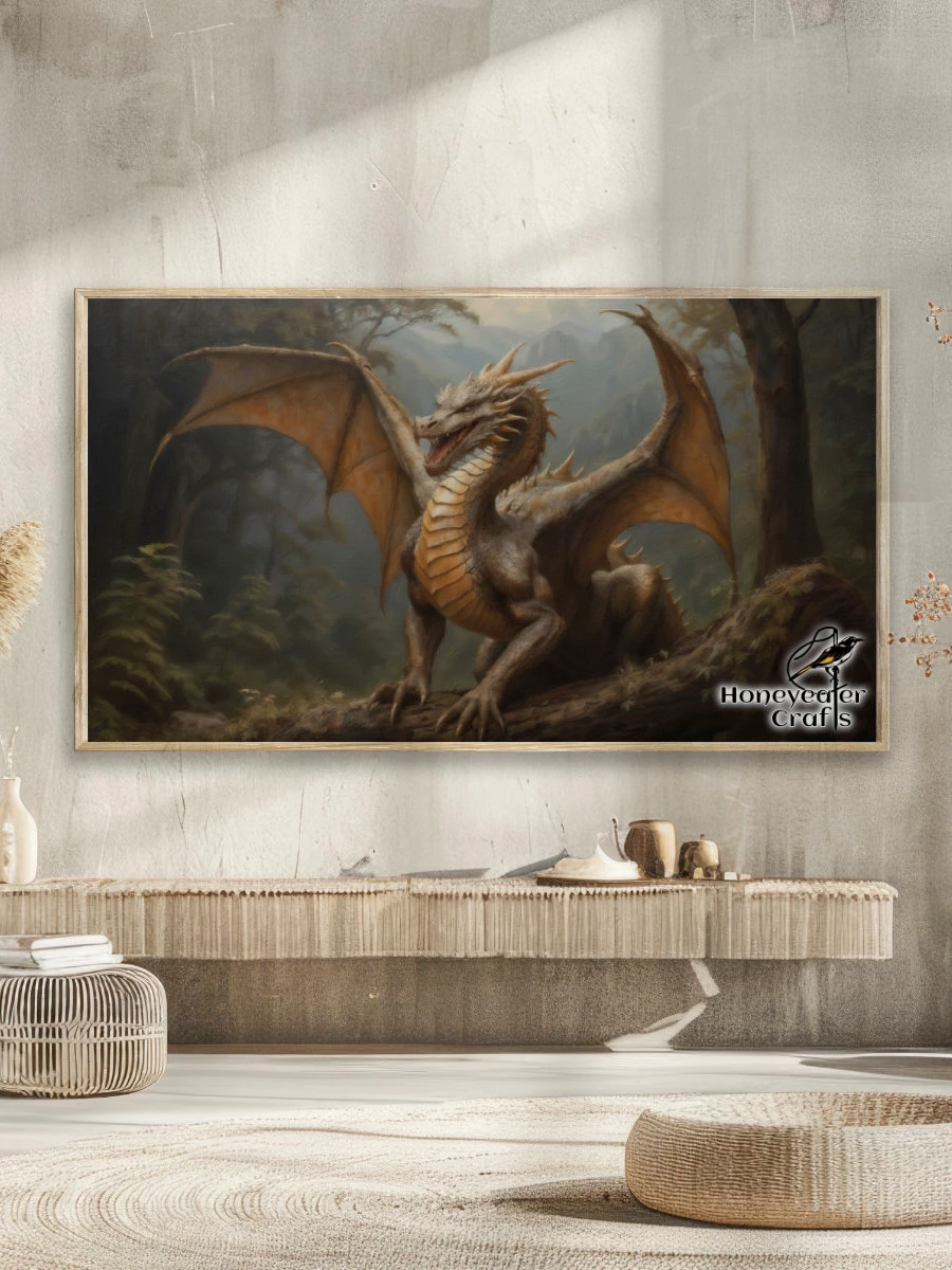 Enchanted Forest Dragon: Fantasy Frame TV Art product image (7)