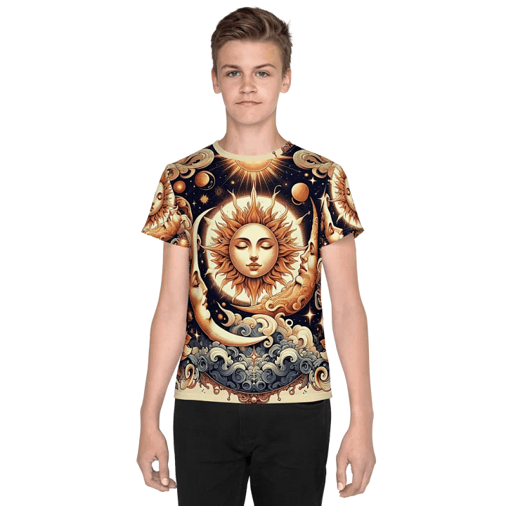 All-Over Print Youth Crew Neck T-Shirt product image (1)