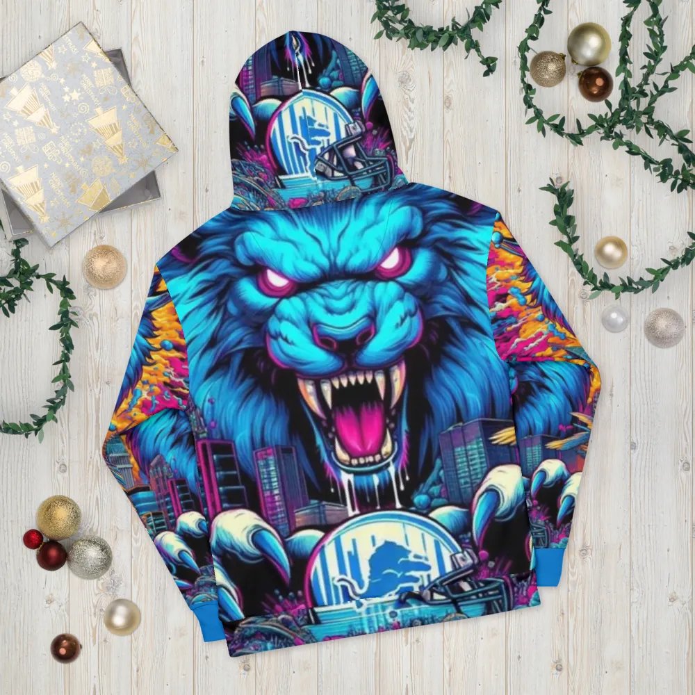 Roaring City Lion Unisex Hoodie product image (10)
