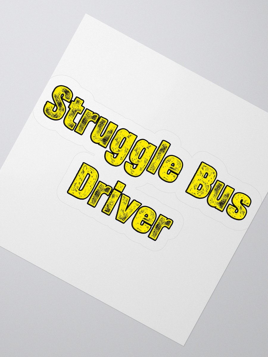 nope snark - struggle bus sticker product image (2)