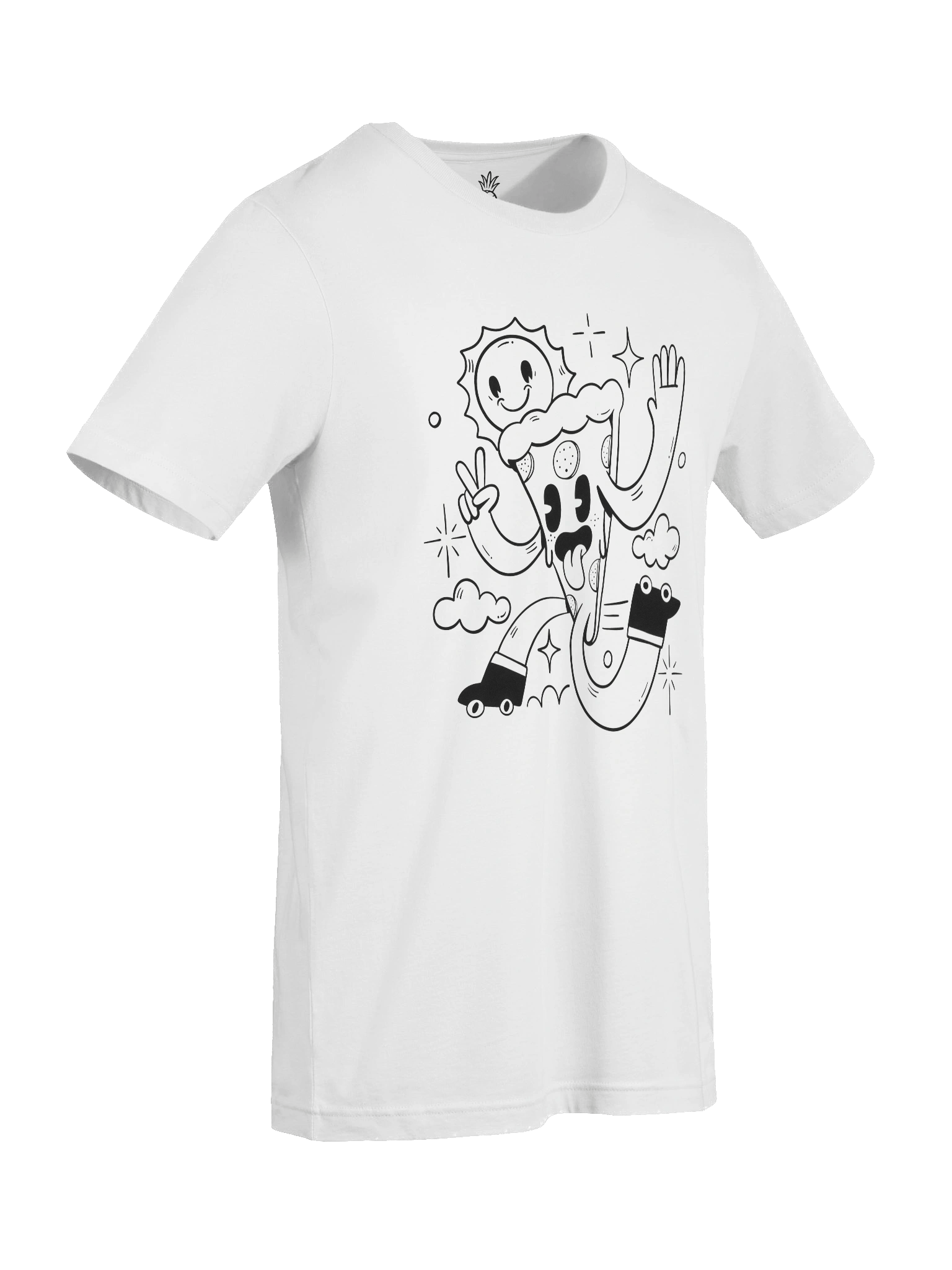Roller Skating Pizza Slice Unisex T-Shirt product image (91)