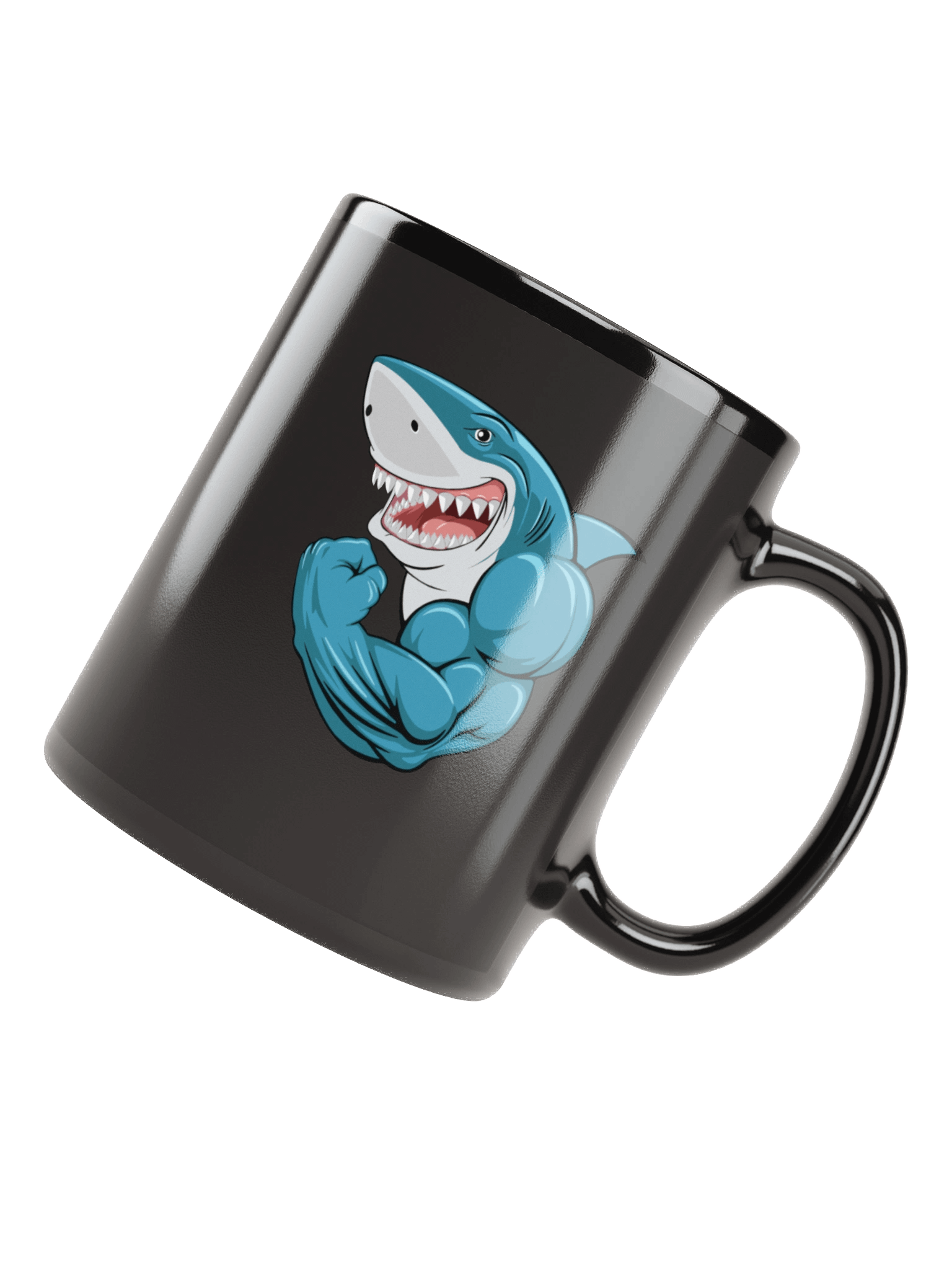 Flex Sharks Black Coffee Mug product image (5)