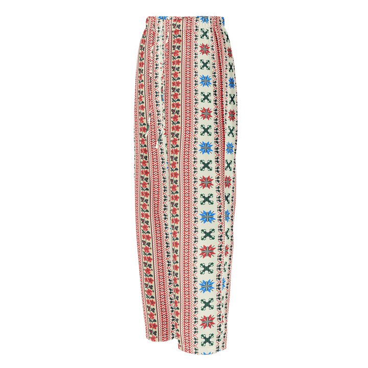 Neutral Palestinian Tatreez Women's Lounge Pants product image (2)