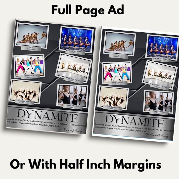 Dynamite Dance Program Ad product image (2)