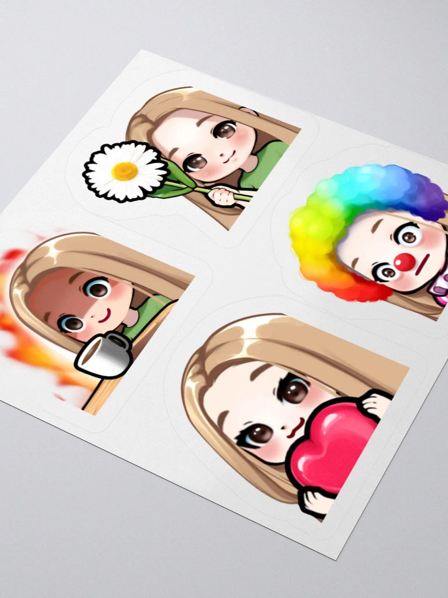 Emote Sticker Sheet 2 product image (7)