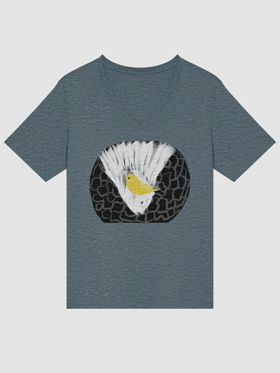 Canary In The Coalmine VNeck tee product image (20)