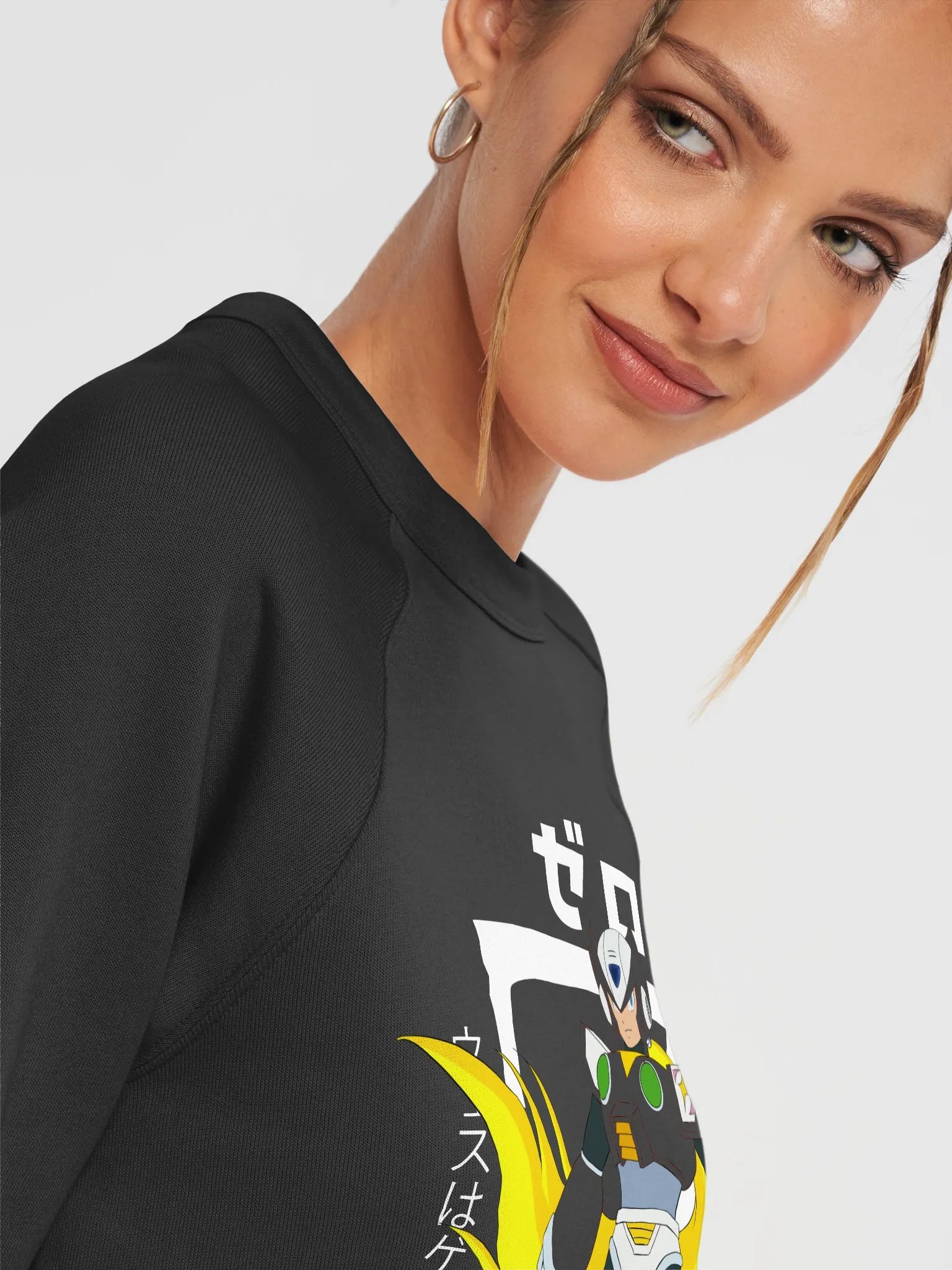 Zero Sweatshirt (Black/Red) product image (7)