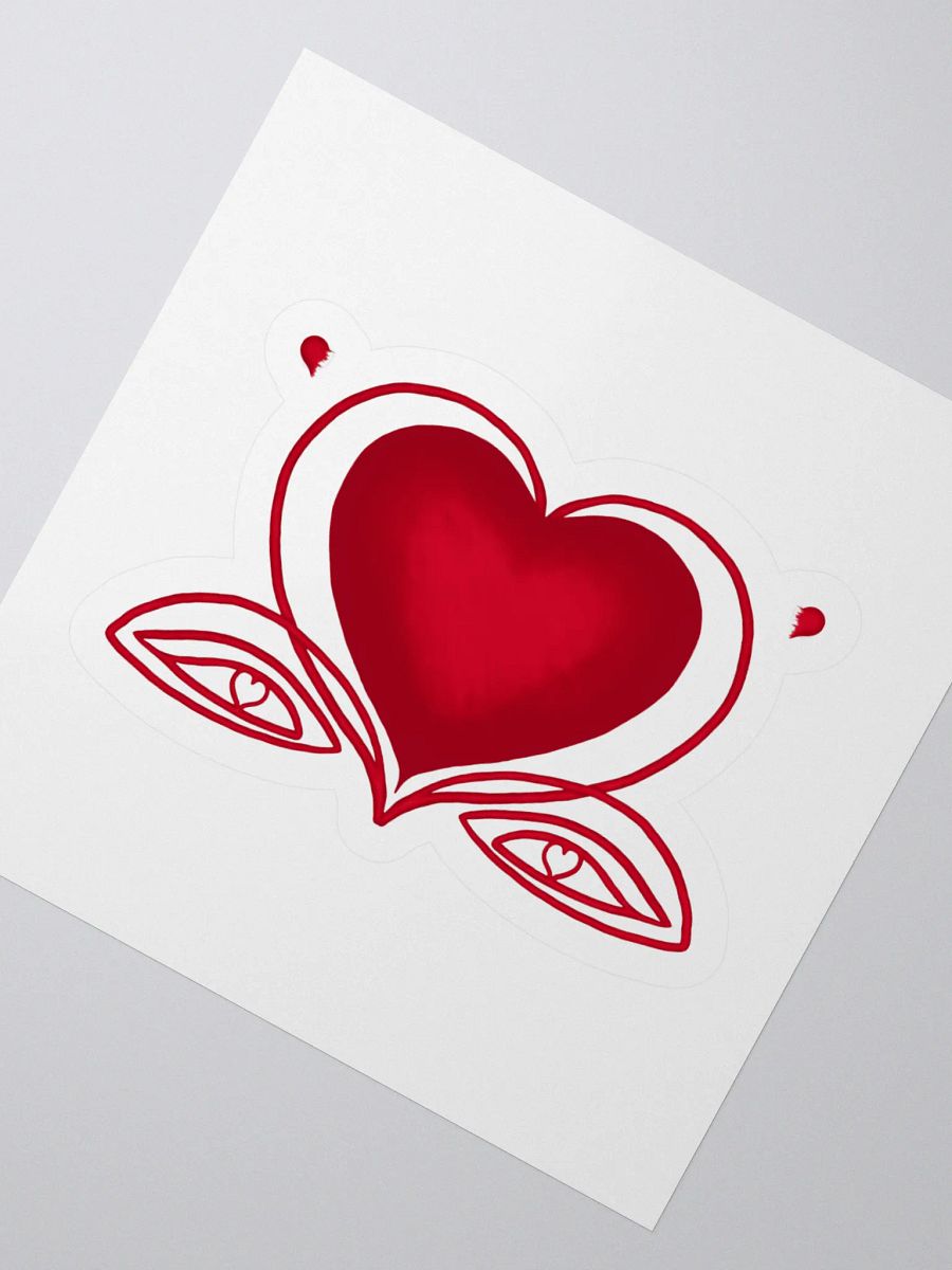 Romantic Heart Kiss Cut Stickers product image (7)