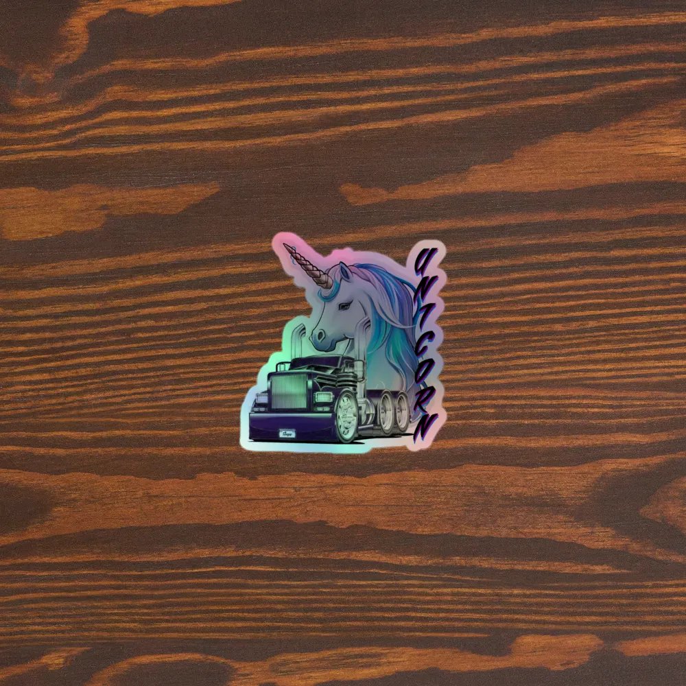 Unicorn Trucking Sticker product image (3)
