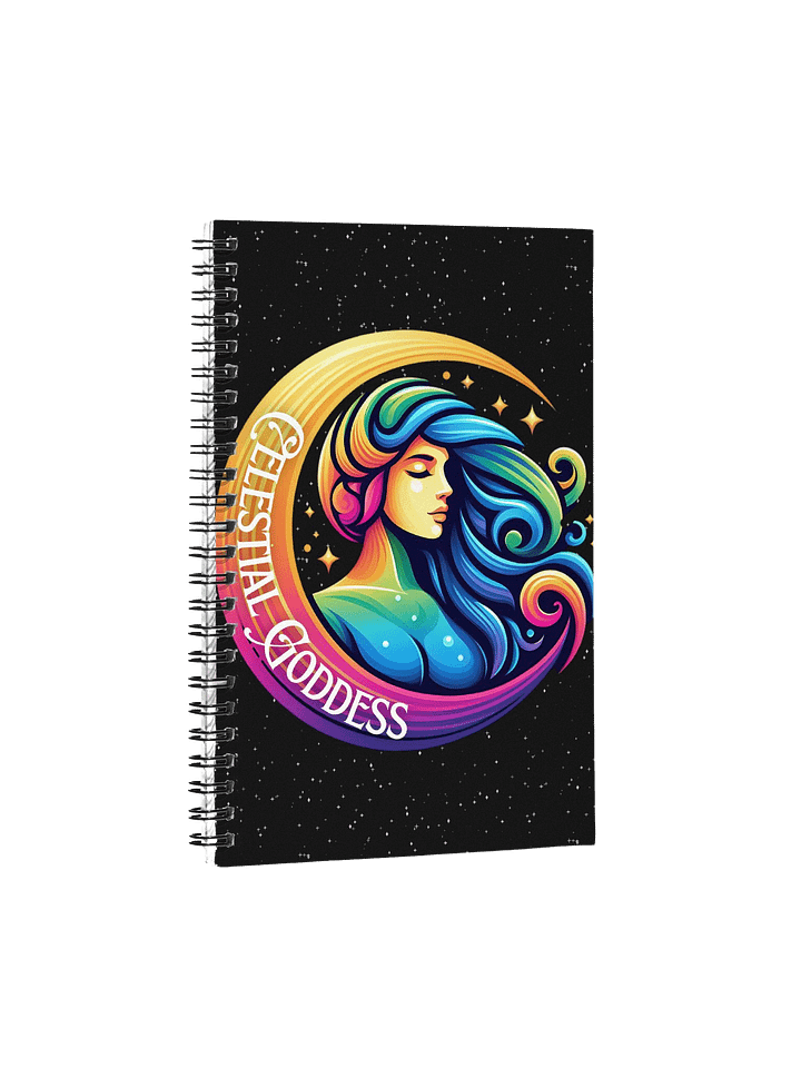 Celestial Crescent Moon Notebook product image (1)