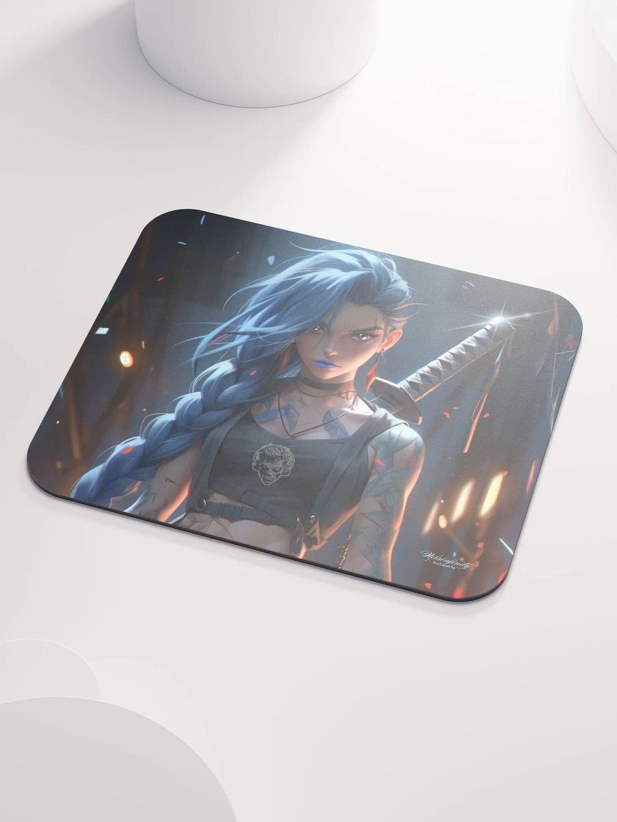 The Blue Steel Warrioress - Realm of Infinite Love Mouse Pad product image (3)