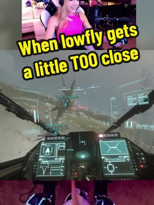 You know what's great? 🤔  Flying in Star Citizen with Vinny_Vega69.  🤌 😩 You know what's EVEN BETTER? Booping Vinny's rear end with my Arrow's snoot at way too many miles per hour while literally shaving the crowns of the trees on Microtech lmaaaoooo. 💯  Gotta give it to Vinny for keeping her straight and true after that little boop though, 🫡  you gotta keep in mind that the slightest touch could honestly send you spinning like a beyblade at these speeds - Especially if you get some desync or something, whoooo. Who wants to try next? Any takers? 😏 #starcitizen #gamingontiktok #fastandlow #boop #anvilarrow #smashley #aviation 