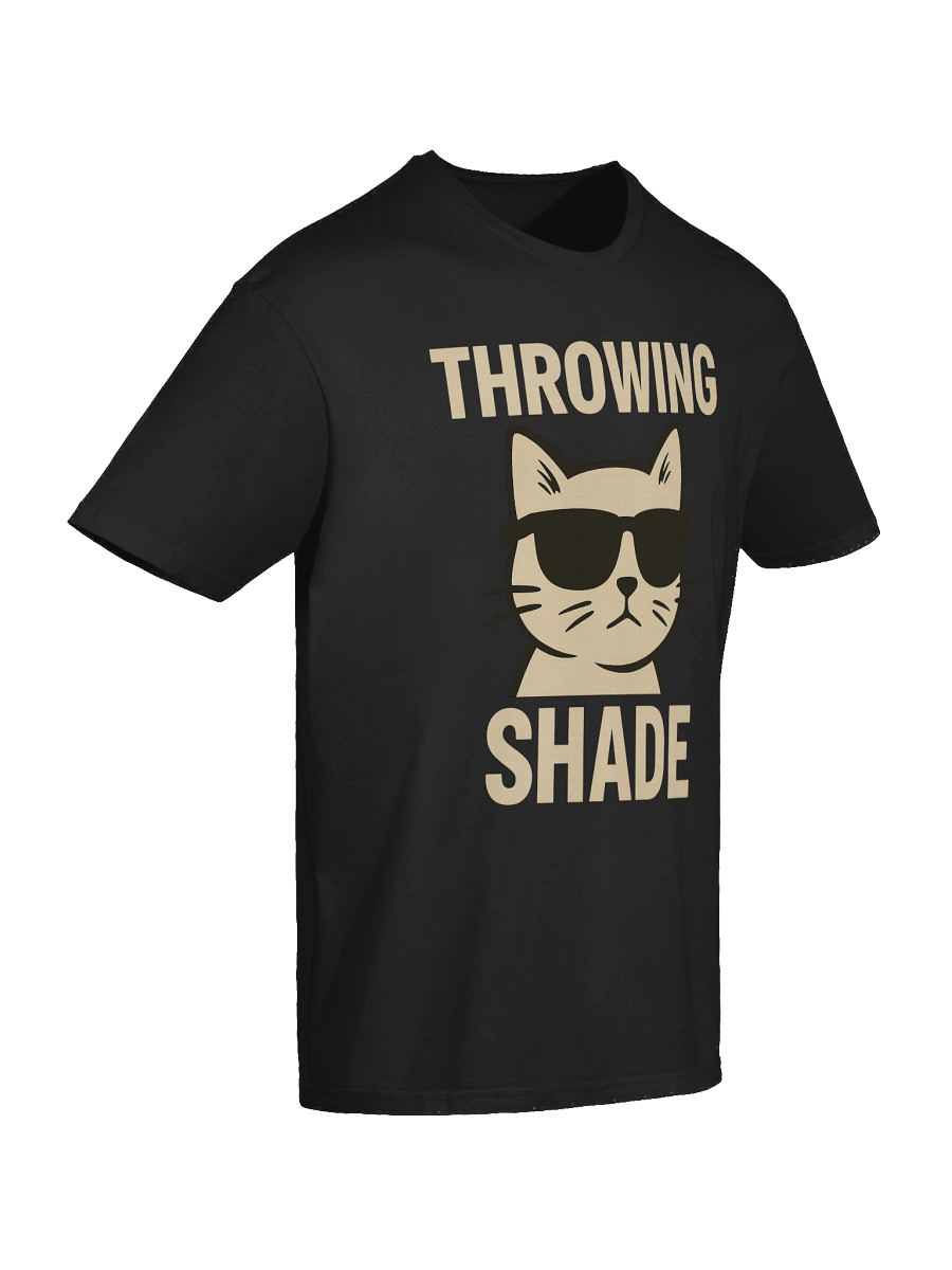 Throwing Shade Cat Meme T-Shirt – Funny Sunglasses Graphic Tee product image (101)