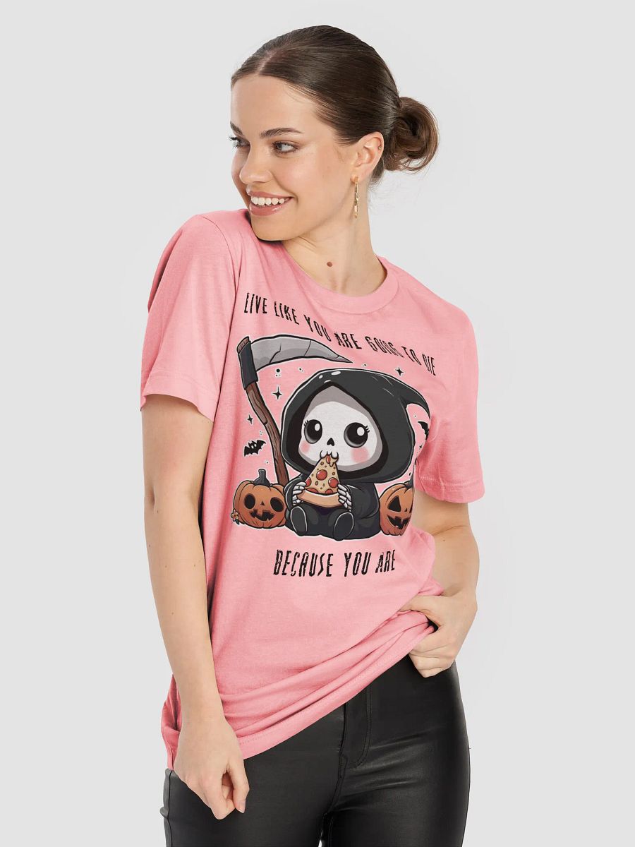 Grim Pizza Party Unisex T-Shirt - Light Colors product image (7)