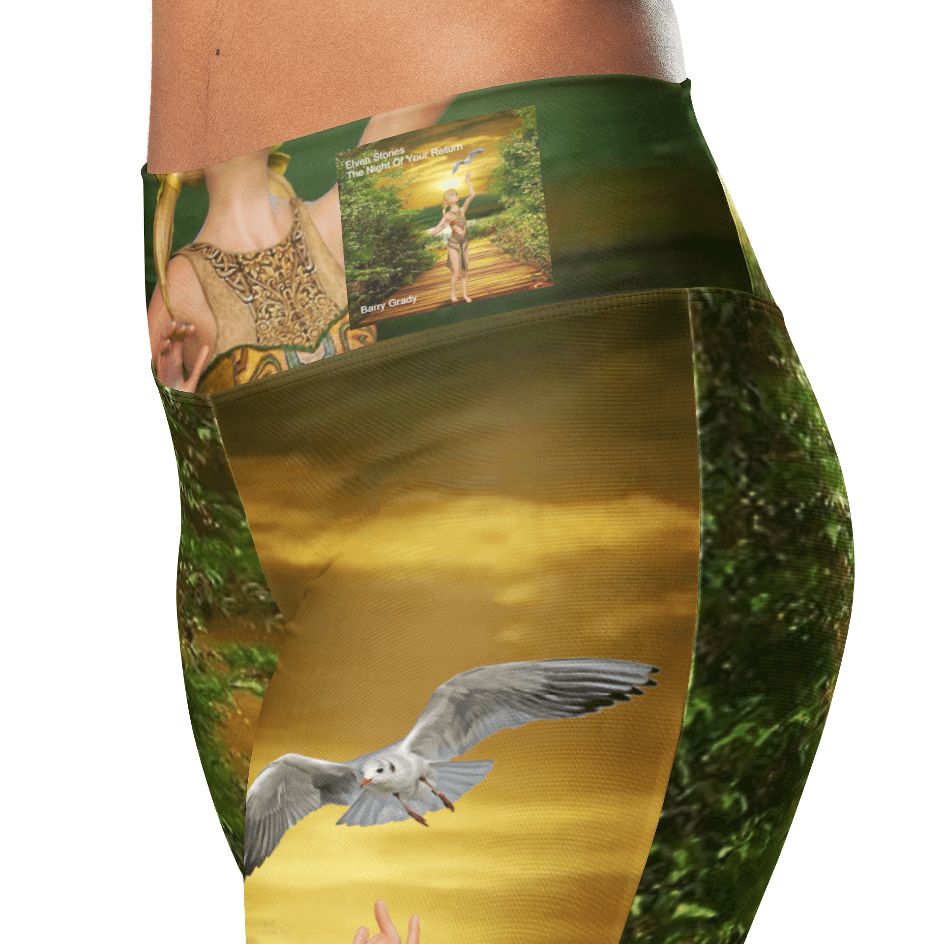 'Elven Stories - The Night of Your Return' Flare Leggings product image (4)