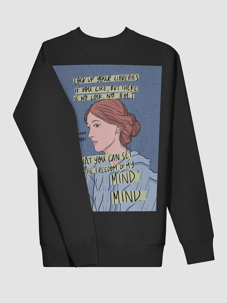 Virginia Woolf Quote Portrait Sweatshirt product image (21)