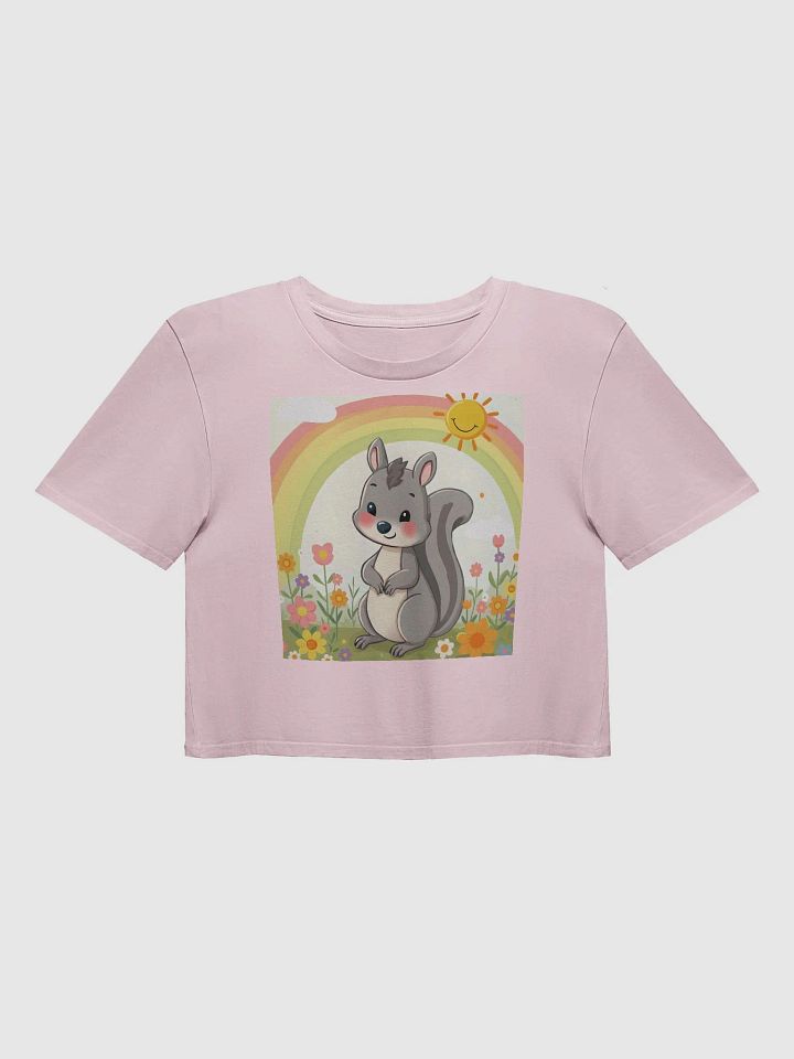 Sunshine Squirrel Women's Crop Top product image (1)