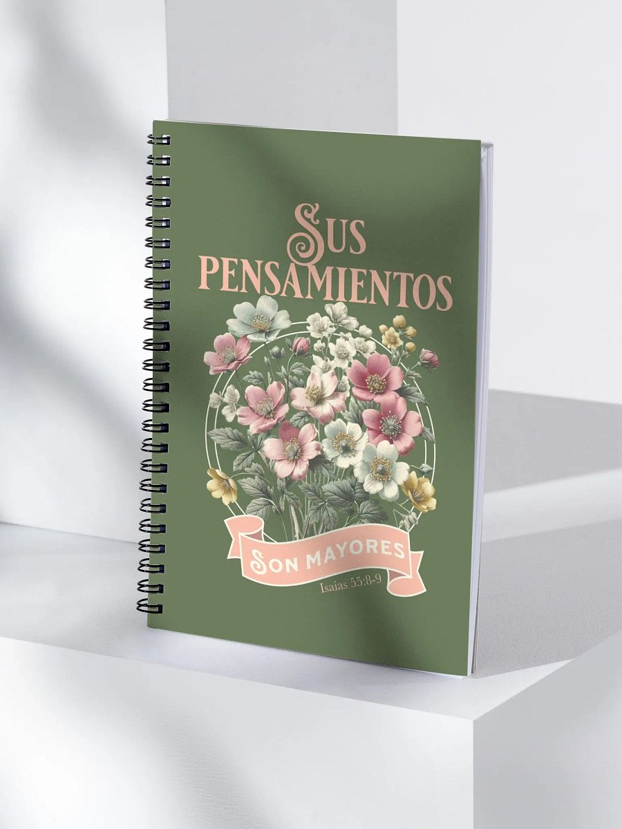Sus pensamientos Spiral Notebook product image (4)