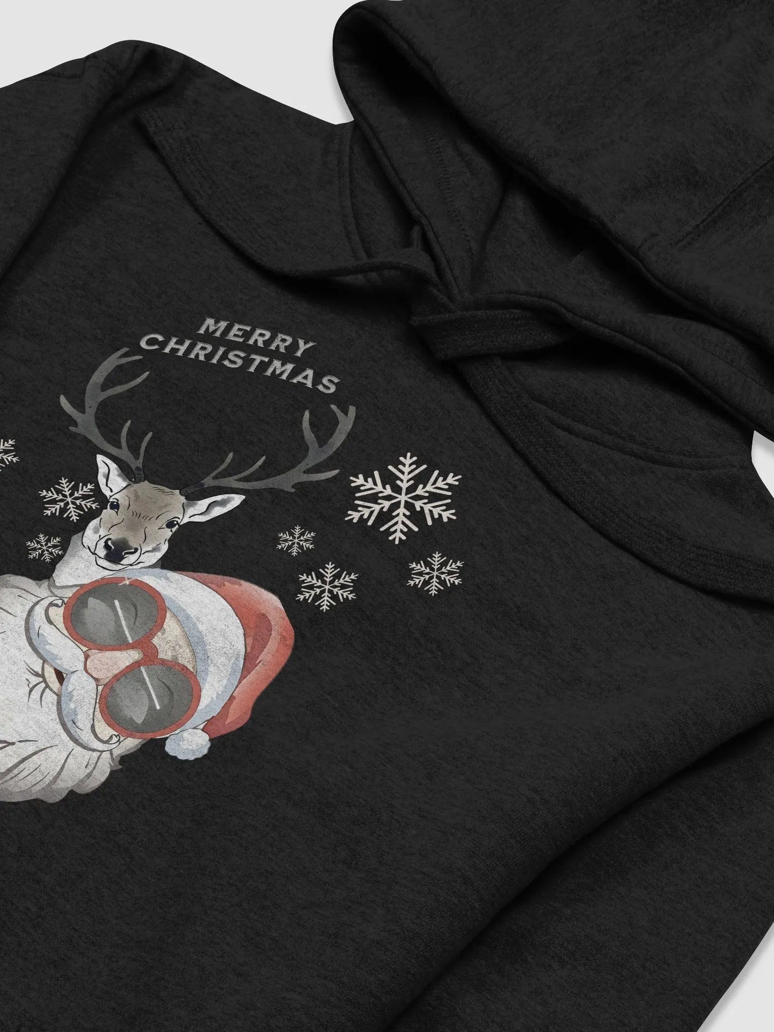 Cool Santa and Hip Reindeer Hoodie product image (12)