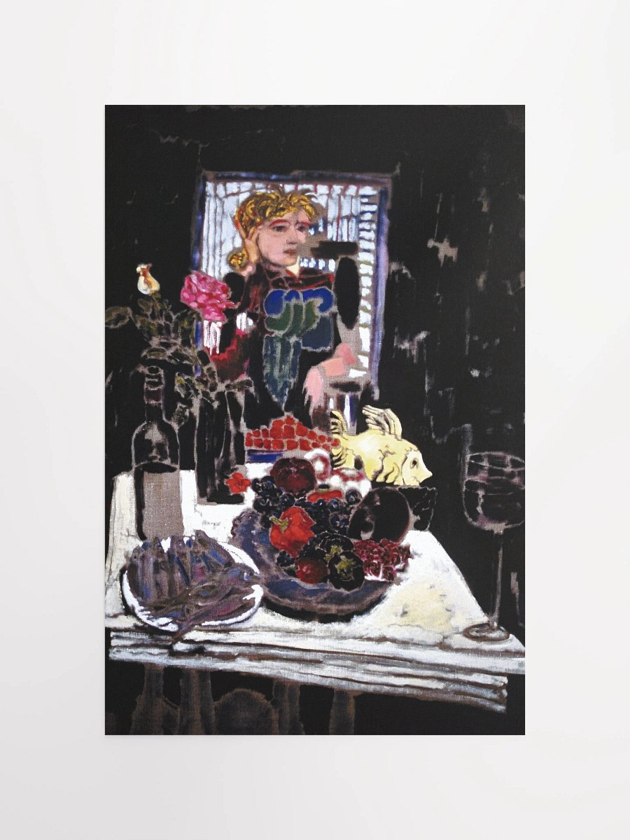 Still Life on White Table (aka Helga) (1987) print product image (5)
