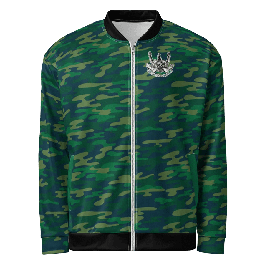 Twin Anchor Titan tug Teal Camouflage Bomber Jacket product image (6)