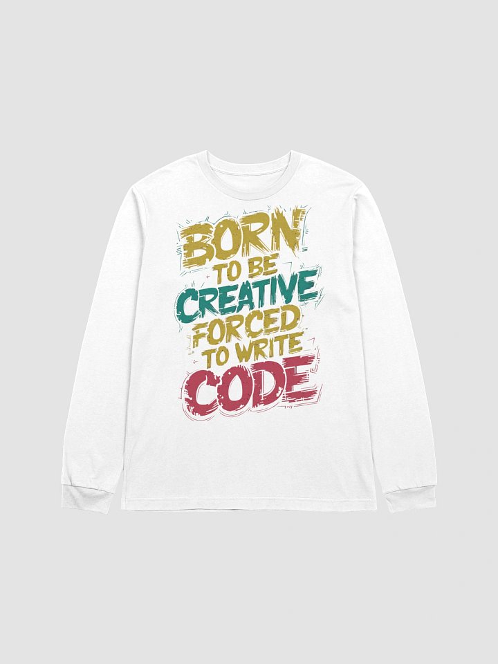 Creative Coder Long Sleeve T-Shirt product image (1)