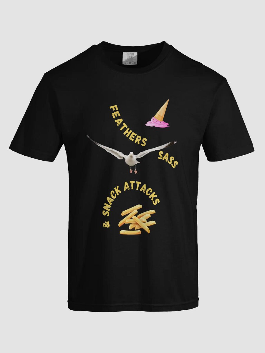 Heavy weight T-shirt: Feathers, Sass & Snack Attacks product image (23)