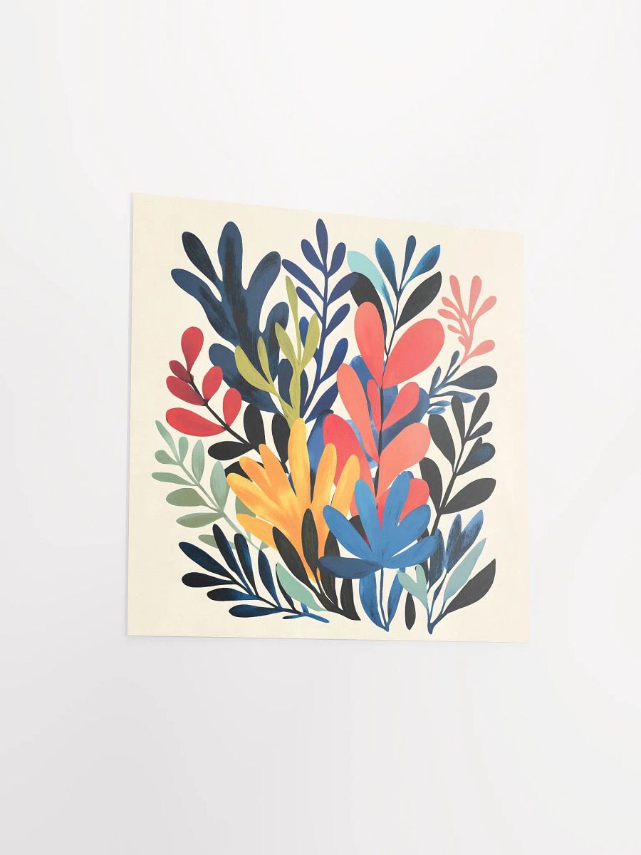 Vibrant Botanical Abstraction Poster Art product image (14)