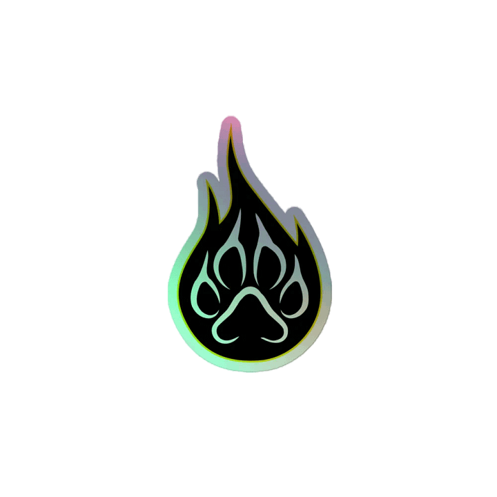 FireTiger Holographic Sticker product image (2)