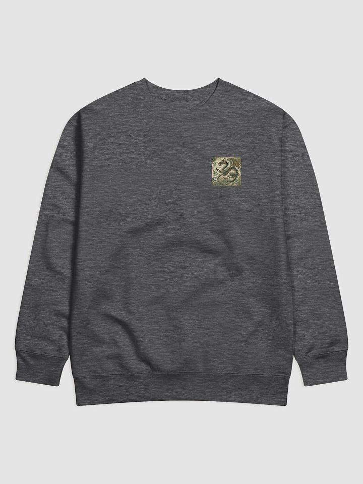 Majestic Western Dragon Art Nouveau Long Sleeve Shirt product image (4)