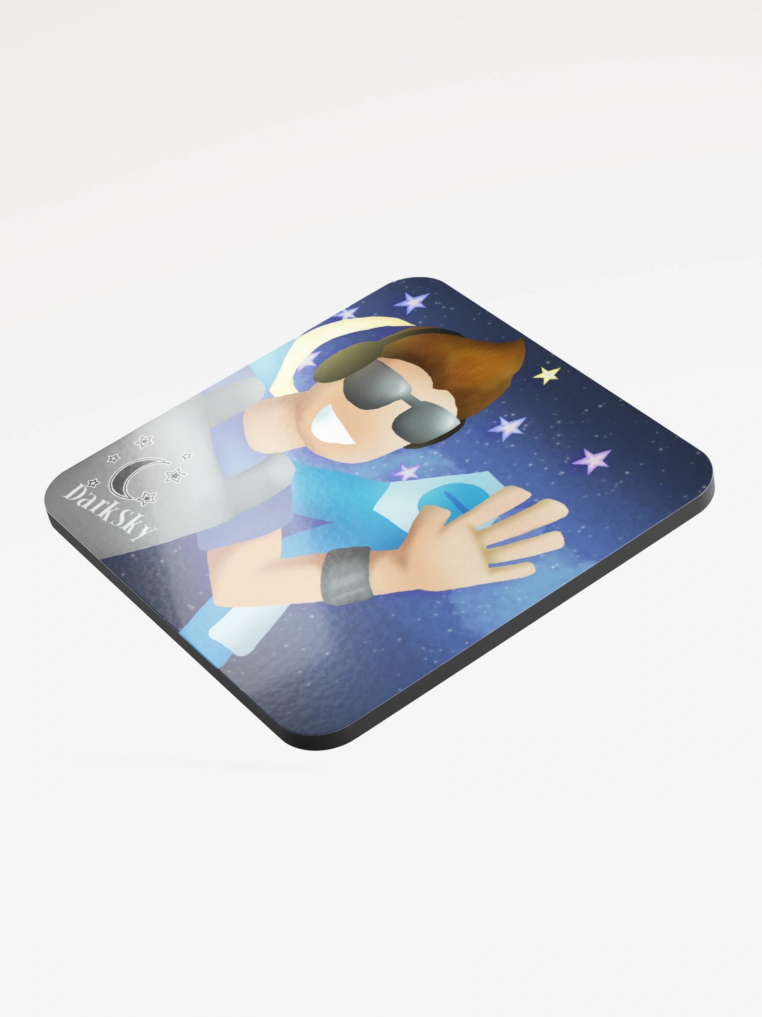 DarkSky Glossed Cork Coaster product image (3)