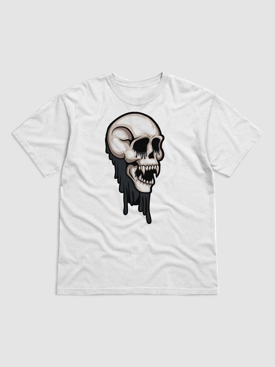 Def-Zombie Skull Shirt- White product image (1)