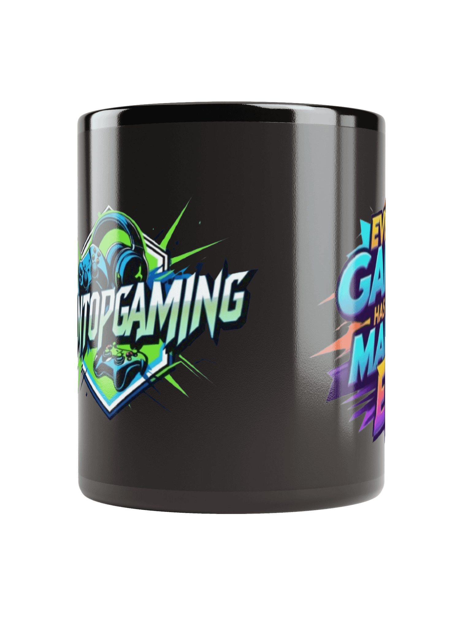 JohnTopGaming Black Glossy Mug product image (10)