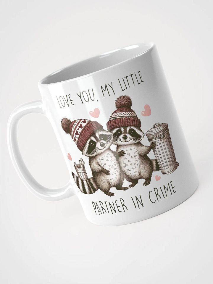 Raccoon Valentine Find The Differences Mug product image (2)