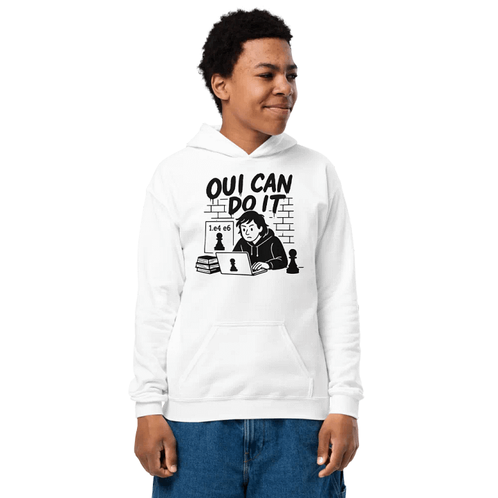 Oui Can Do It - Youth Hoodie product image (1)