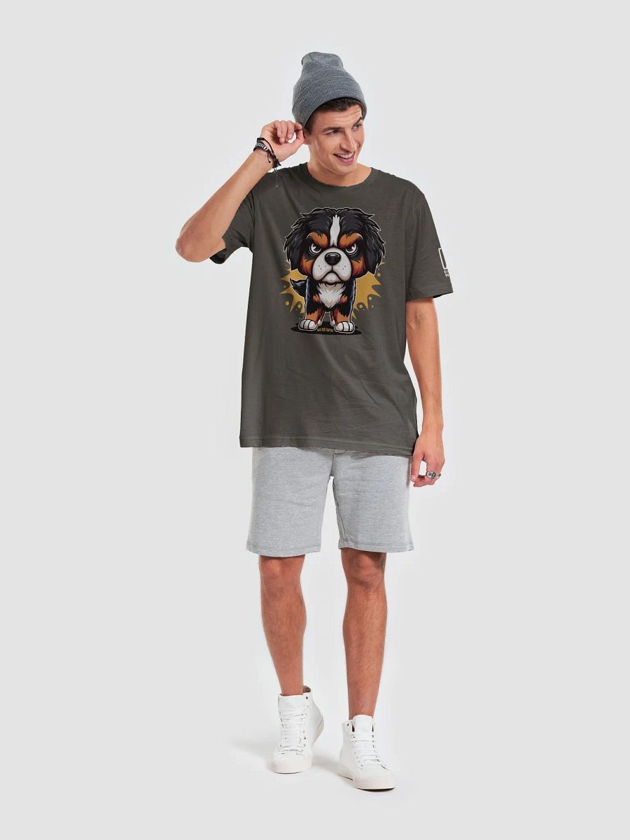 Bernese Mountain Dog Angry Pup - Premium Unisex T-shirt product image (6)