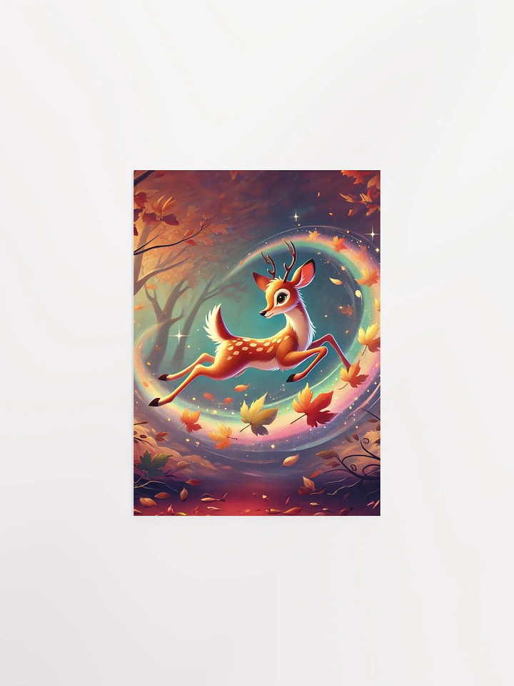 Enchanted Forest Deer Premium Matte Poster product image (2)