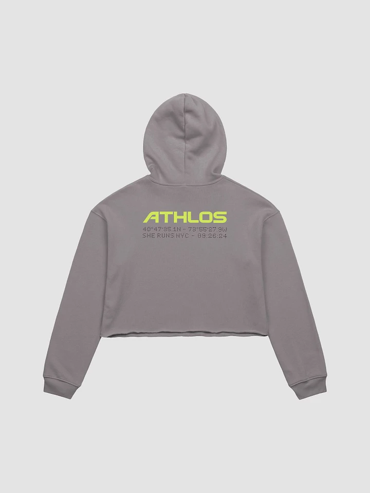 Crop ATHLOS Hoodie - Grey product image (2)