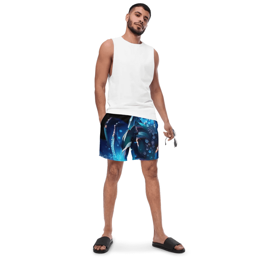 Kawaiikitten Exclusive Premium Mens' Dark Swim Trunks product image (7)