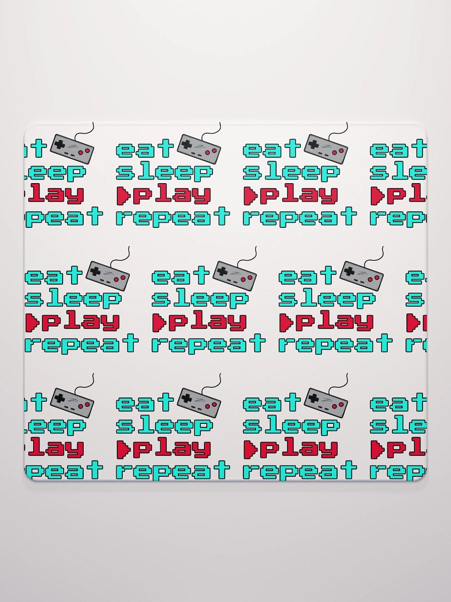 Gaming Mousepad | eat sleep play repeat product image (3)