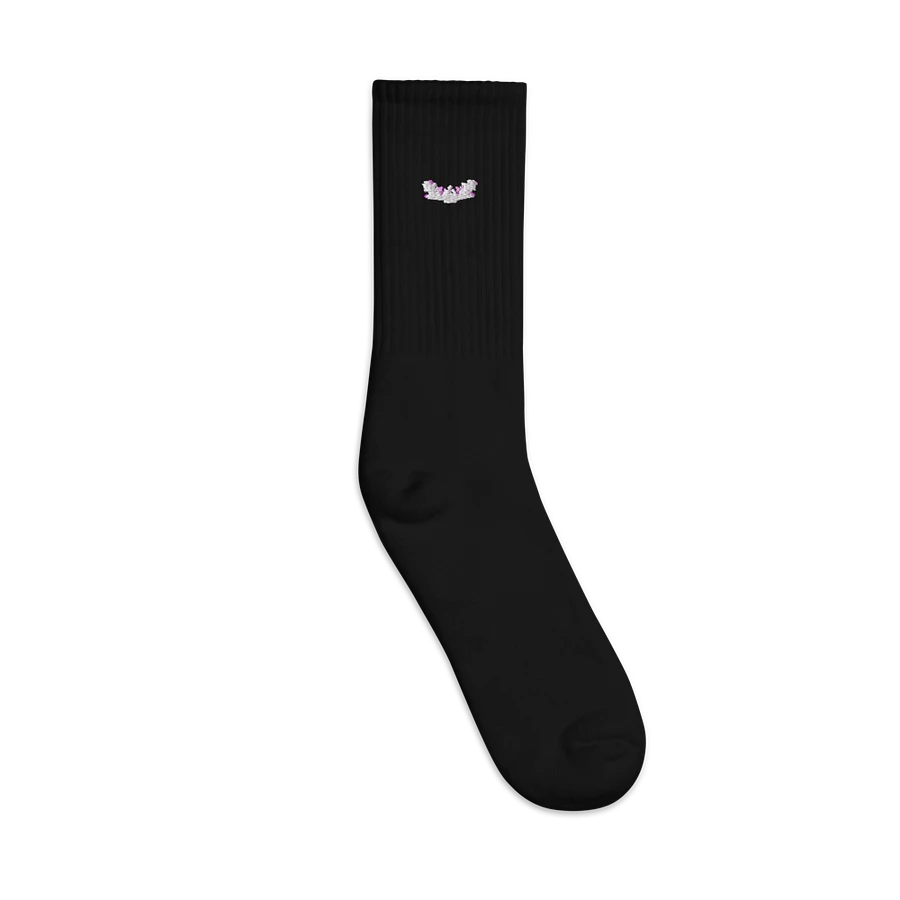 Bamboo SOCCO Embroidered Crew Socks product image (16)