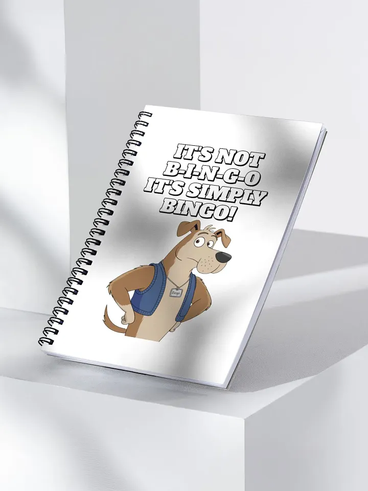 It's Not B-I-N-G-O, It's Simply Bingo. Funny Notebook product image (1)