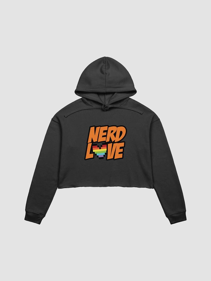 NerdLove Emote Crop Top Hoodie product image (1)