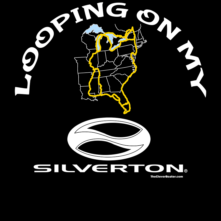 Looping On My Silverton - T-Shirt - Dark Shirt w/White Logo product image (5)