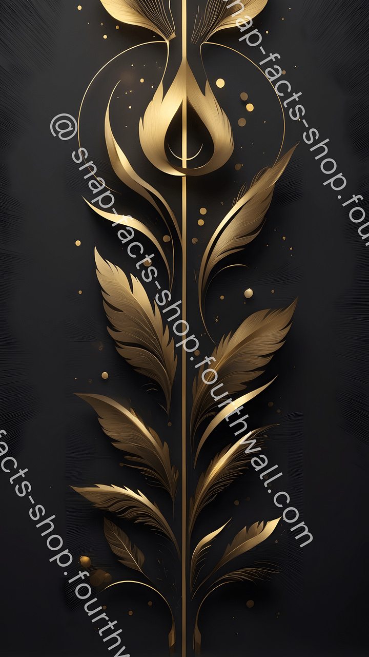 Botanical Brilliance: in Shadow & Gold product image (1)